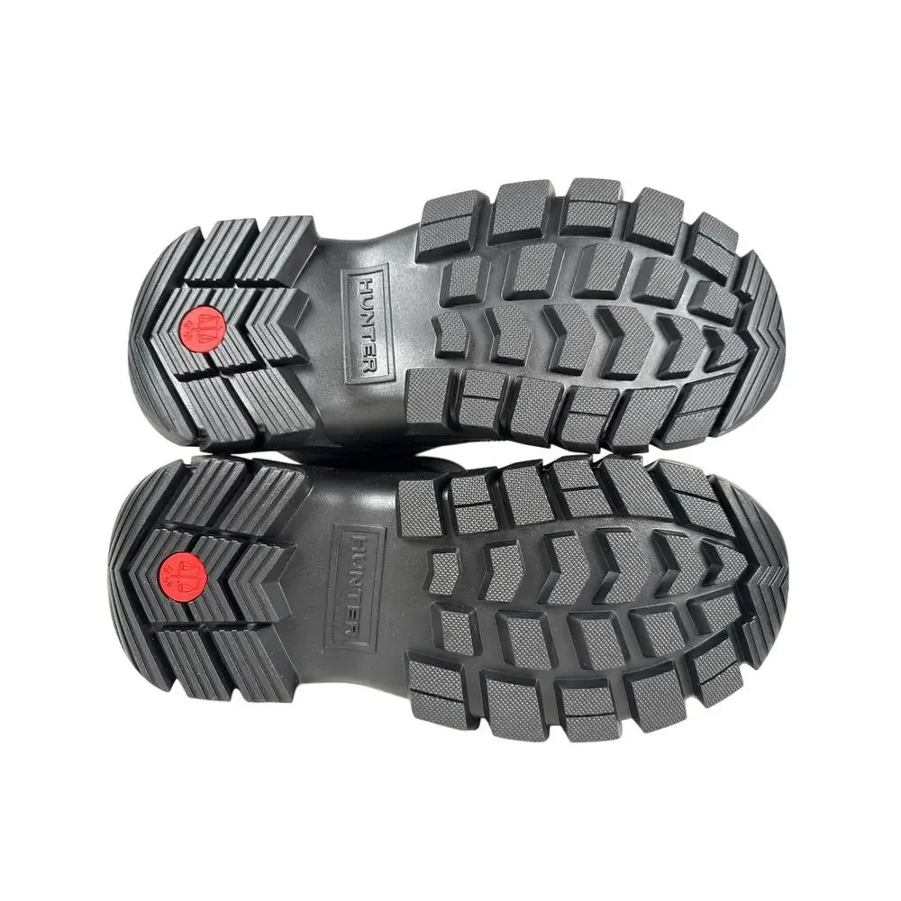 Hunter Intrepid Short Snow Boots Womens 7 Black‎ Waterproof Insulated Pull On